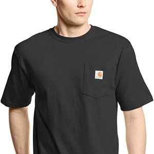 Carhartt Men's K87 Workwear Short Sleeve T-Shirt Large Black